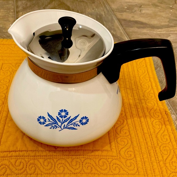 Corningware Kitchen Vintage Corning Ware P4 Ceramic 6 Cup Teapot